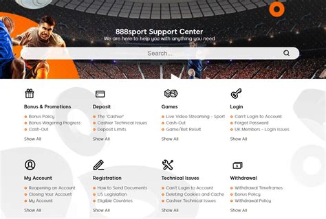 888sport support|Support Home Page .